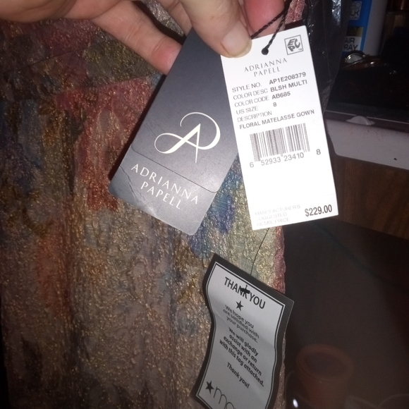 Adrianna Papell Multicolor Floral Maxi Dress - Picture 2 of 4